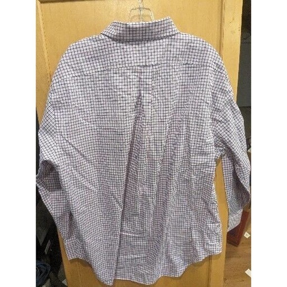 Lauren Ralph Lauren Fit Mens Blue Check‎ Button Down Shirt Long Sleeve - Picture 2 of 4